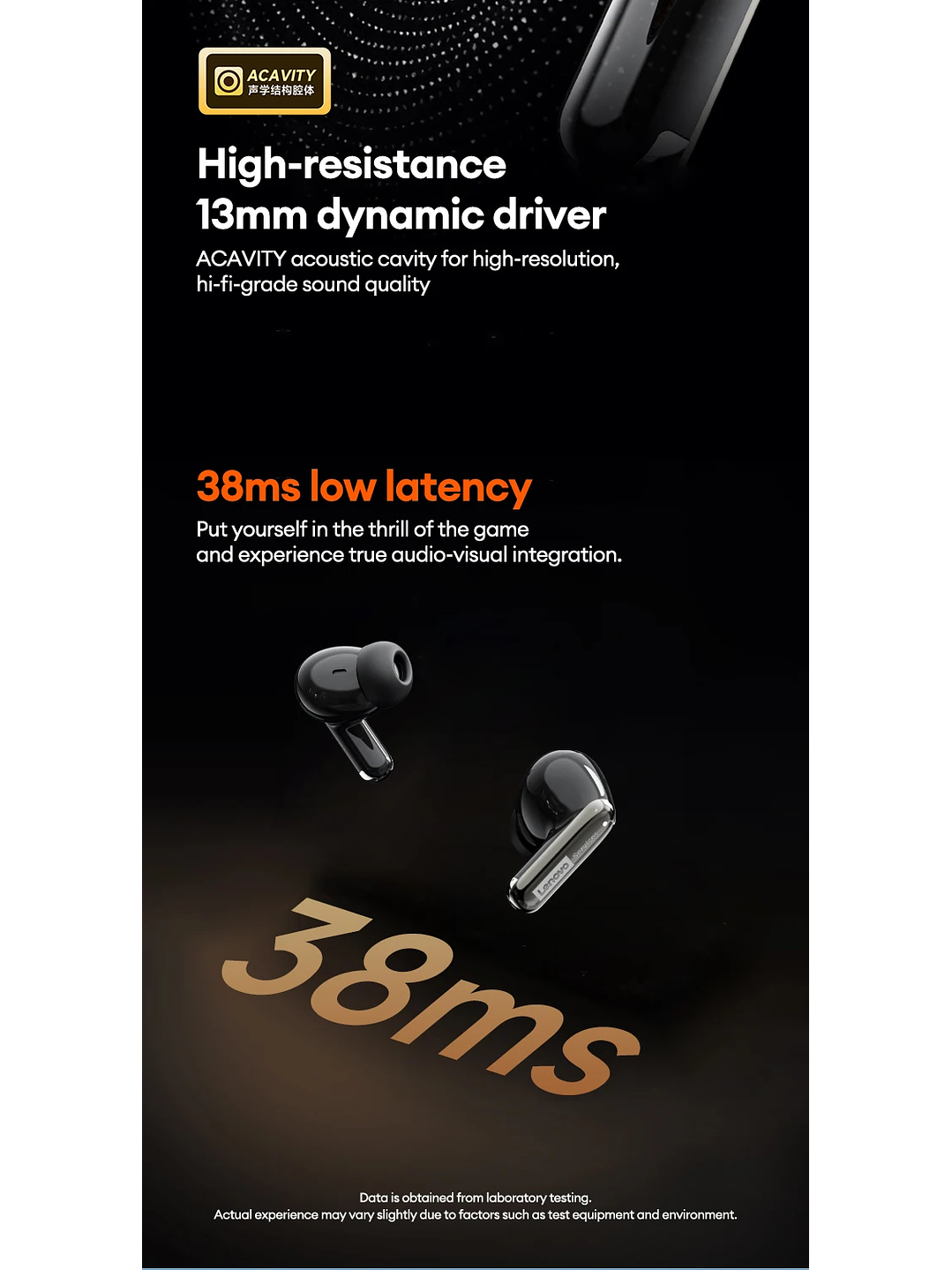 Lenovo Le208 Tws Bluetooth 6,0 Audífono Cancelación De Ruido 5