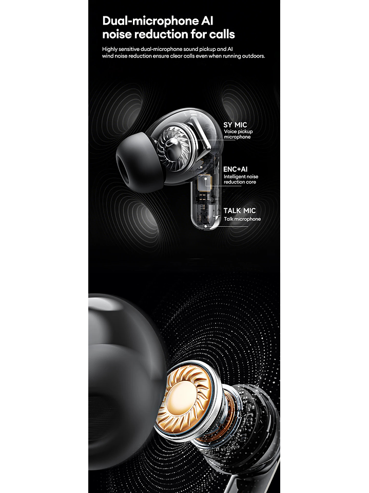 Lenovo Le208 Tws Bluetooth 6,0 Audífono Cancelación De Ruido 9