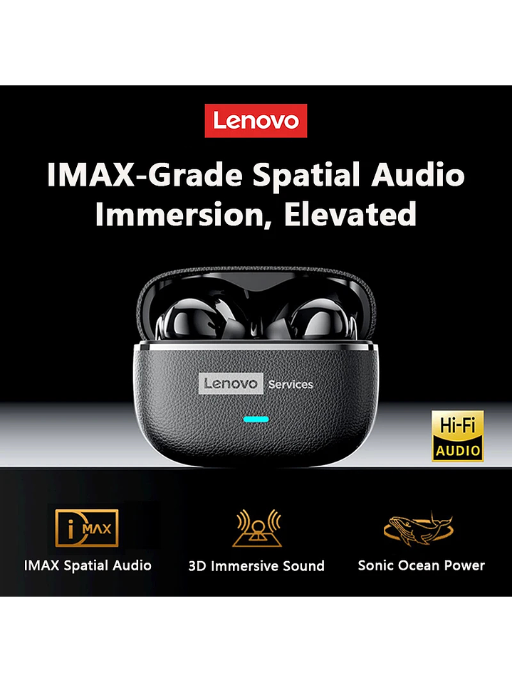 Lenovo Le208 Tws Bluetooth 6,0 Audífono Cancelación De Ruido 3