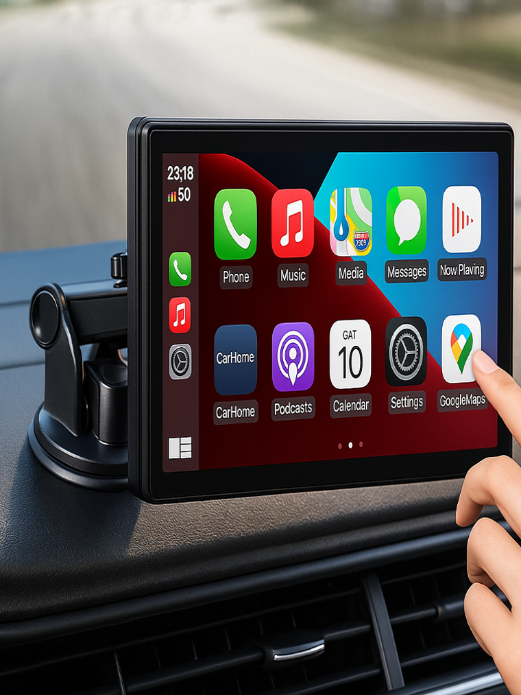 Pantalla CarPlay / Android Auto 7” Inalámbrica – SmartDrive 3