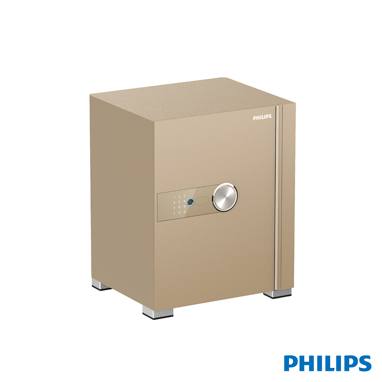 Caja Fuerte Philips Modelo SBX202-5CO - Color Dorado  1