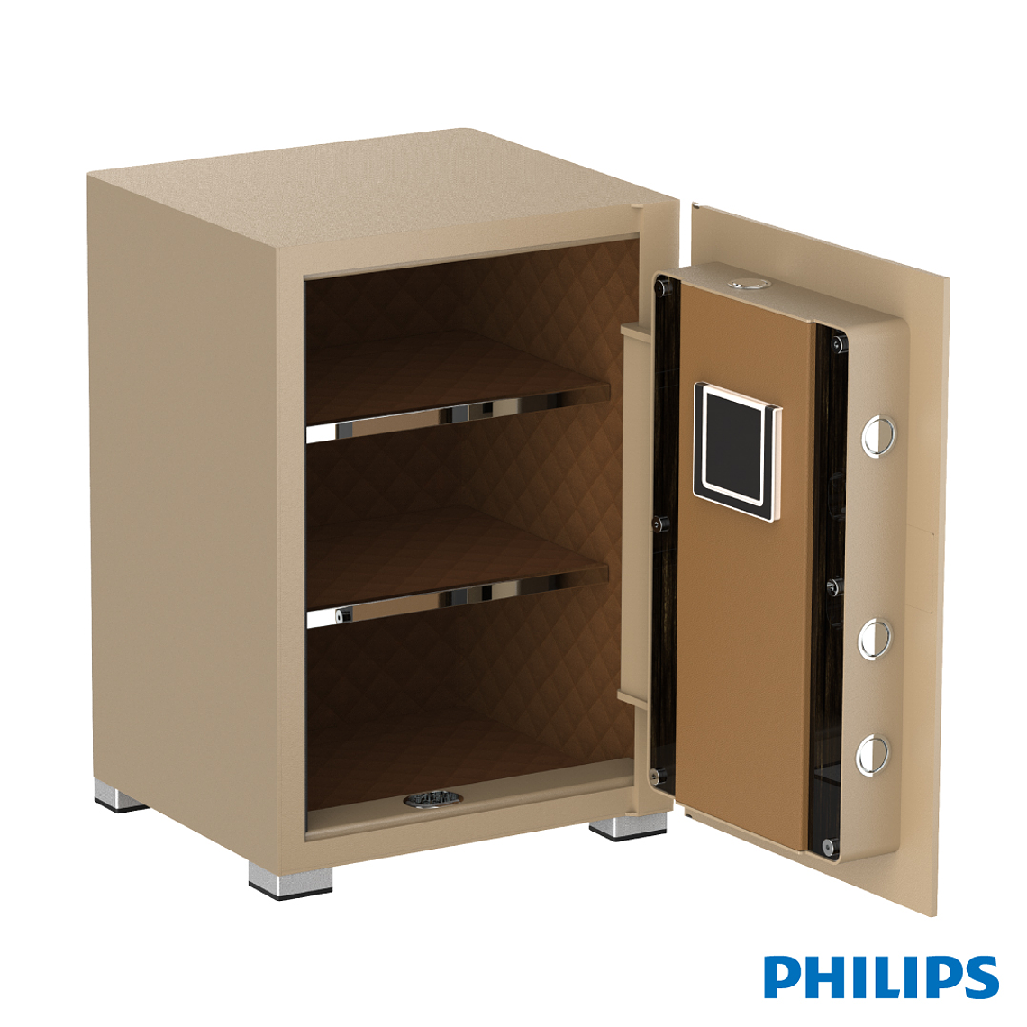Caja Fuerte Philips Modelo SBX202-7CO - Color Dorado  3