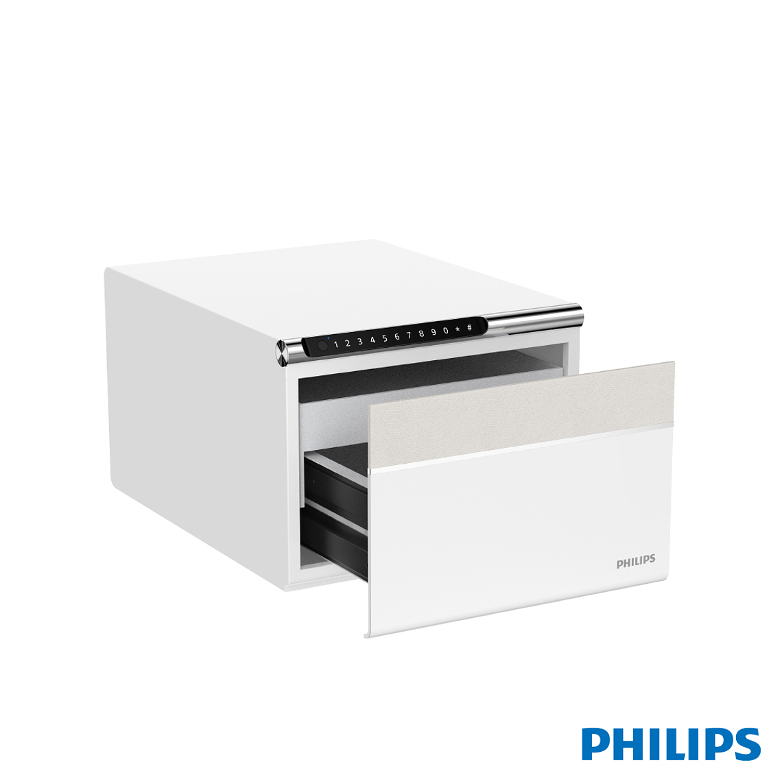 Caja Fuerte Philips Modelo SBX102-2C0 - Hogar / Oficina - Color Blanco 1