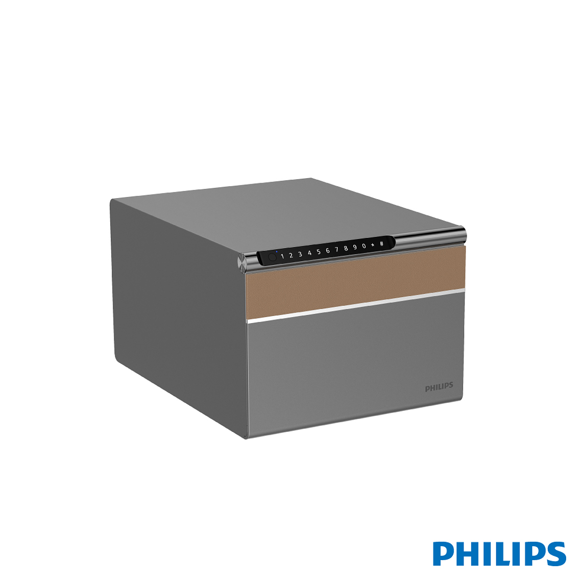 Caja Fuerte Philips Modelo SBX102-2C0 - Hogar / Oficina -  Color Gris 2