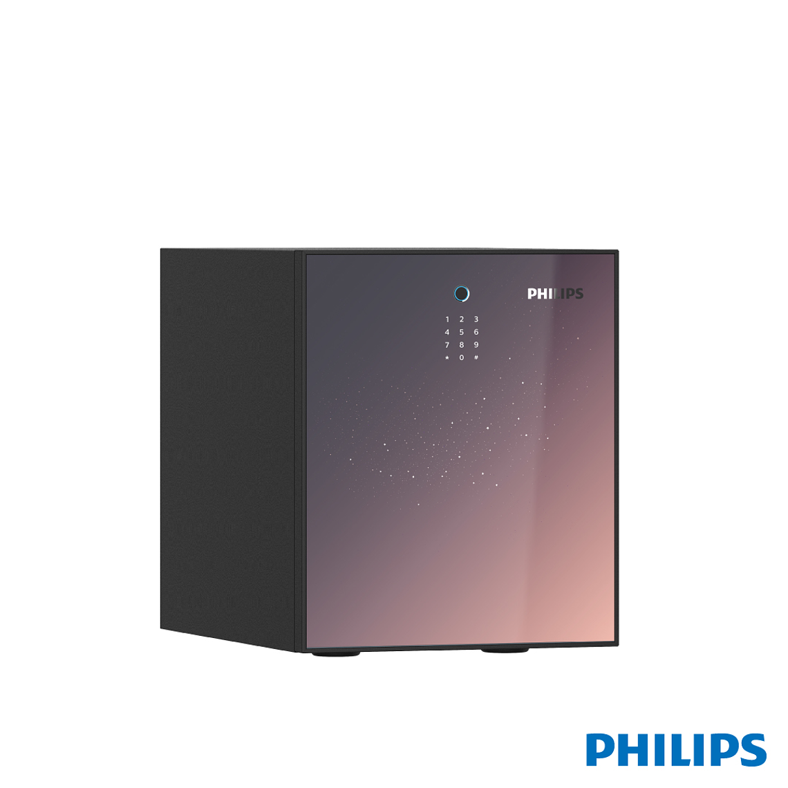 Caja Fuerte Philips Modelo SBX501-5CO -Resistente al Fuego- Color Violeta- 2