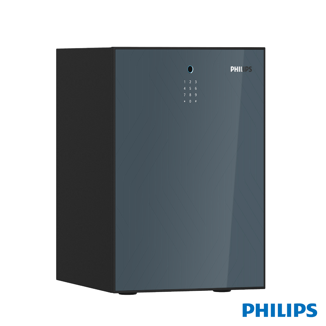 Caja Fuerte Philips Modelo SBX501-7CO -Resistente al Fuego- Color Azul 3