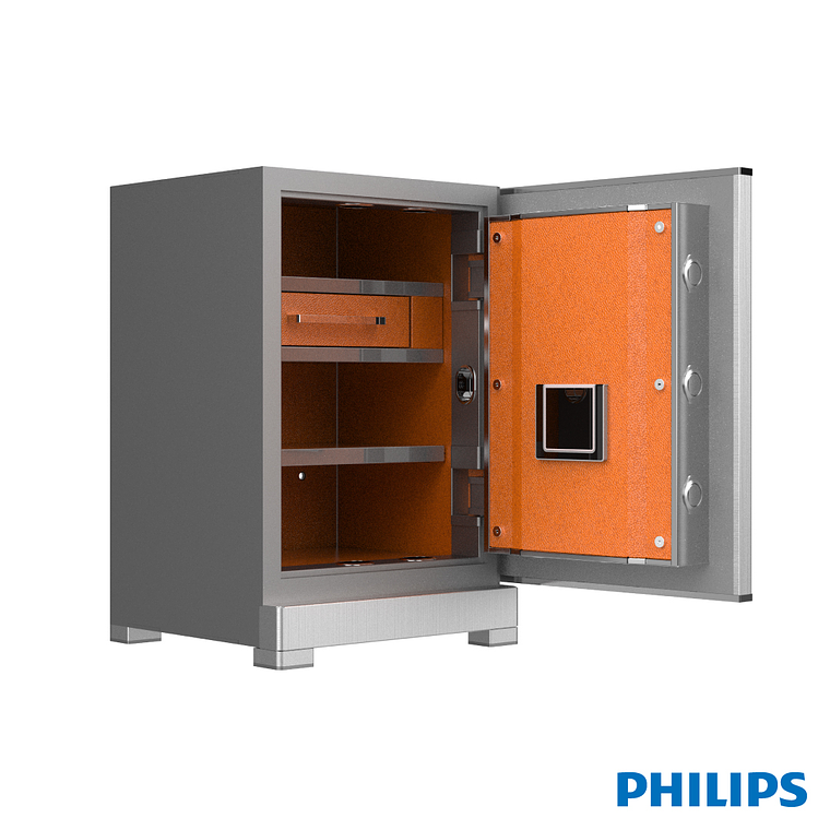 Caja Fuerte Philips Modelo SBX701-5BO - Color Gris 2