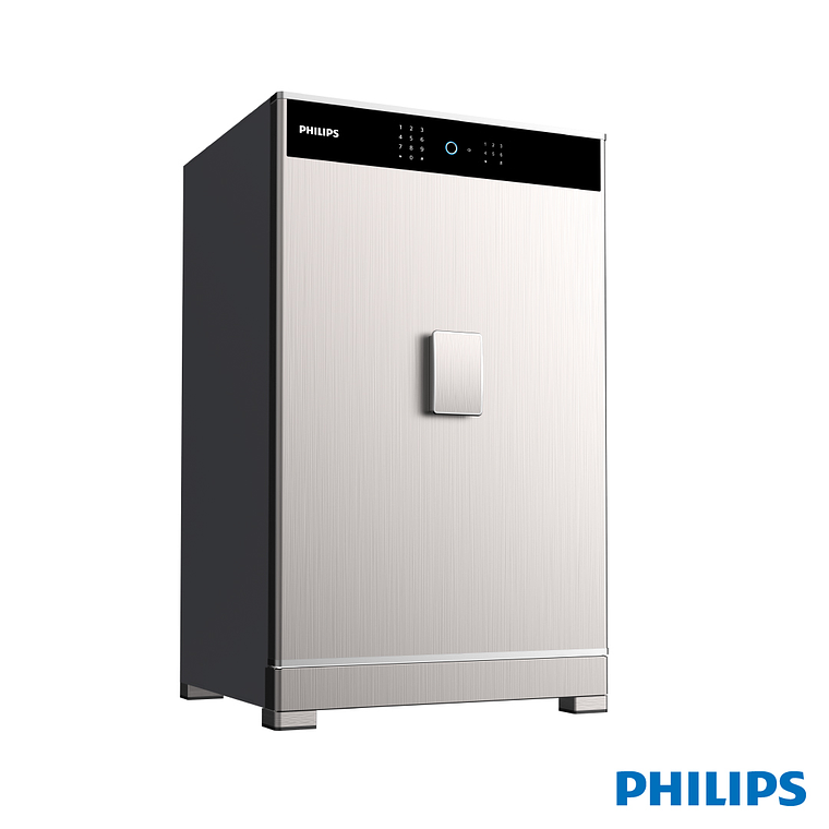 Caja Fuerte Philips Modelo SBX701-7BO - (775×500×460 mm) (131 kg) - Color Gris 1