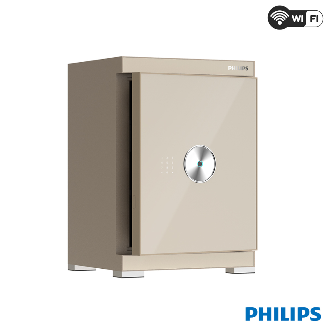 Caja Fuerte Philips Modelo SBX602-5CU WIFI - Color Dorado 1