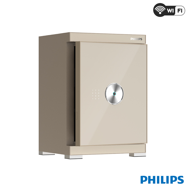 Caja Fuerte Philips Modelo SBX602-5CU WIFI - Color Dorado 1