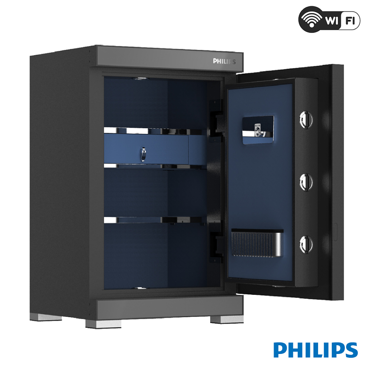 Caja Fuerte Philips Modelo SBX602-5CU WIFI - Color Gris 2