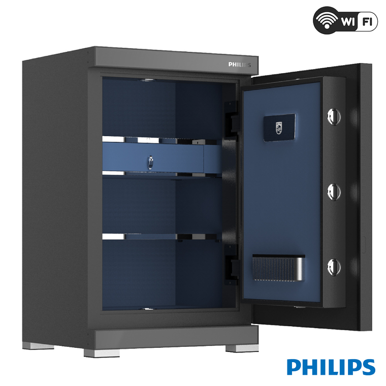 Caja Fuerte Philips Modelo SBX602-7CU WIFI - Color Gris 2