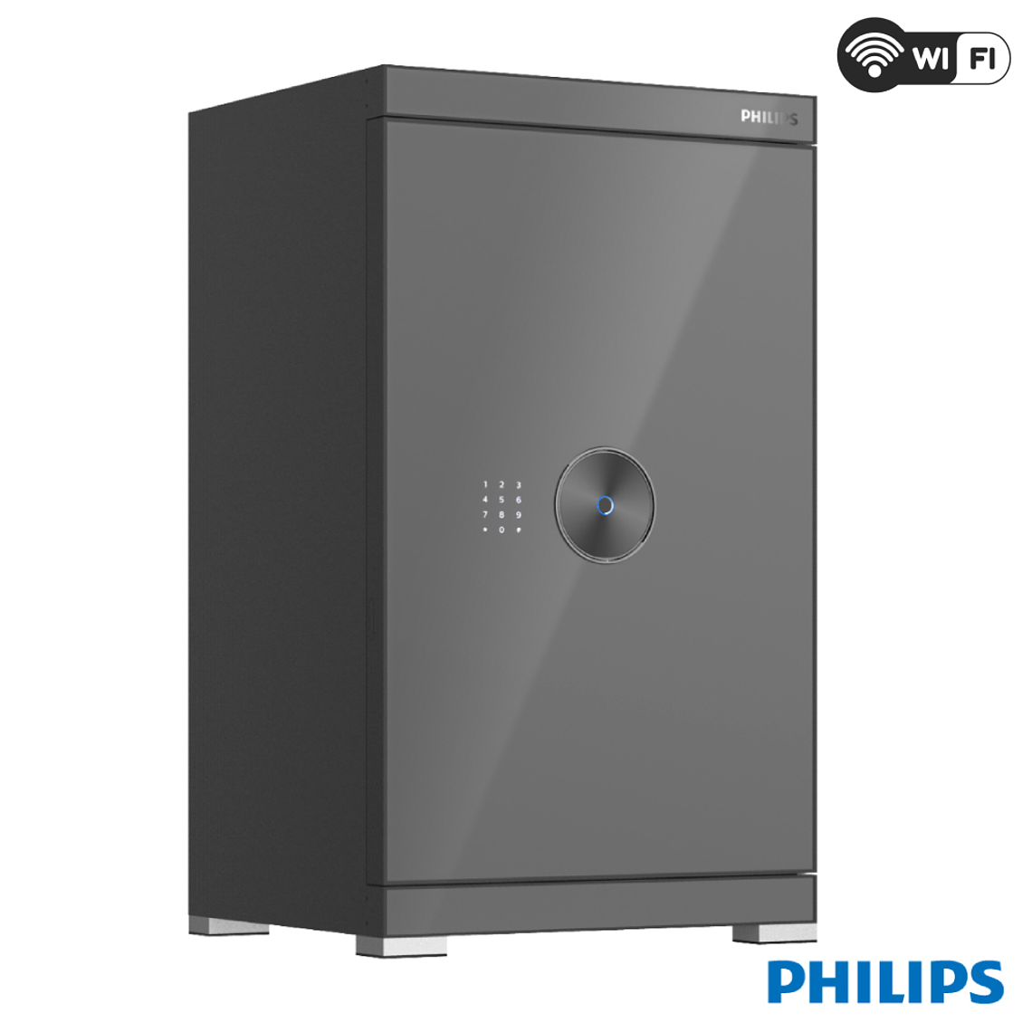 Caja Fuerte Philips Modelo SBX602-8CU WIFI - Color Gris 1