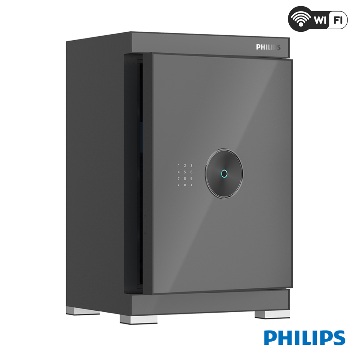 Caja Fuerte Philips Modelo SBX602-8CU WIFI - Color Gris 2