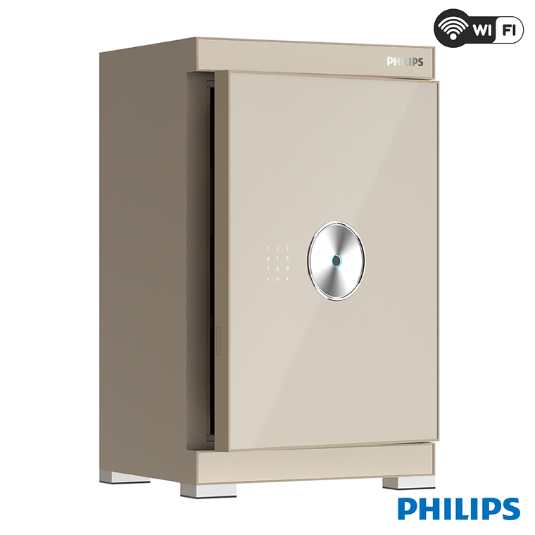 Caja Fuerte Philips Modelo SBX602-8CU WIFI - Color Dorado 1