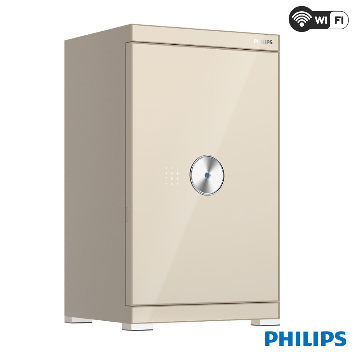 Caja Fuerte Philips Modelo SBX602-8CU WIFI - Color Dorado 2