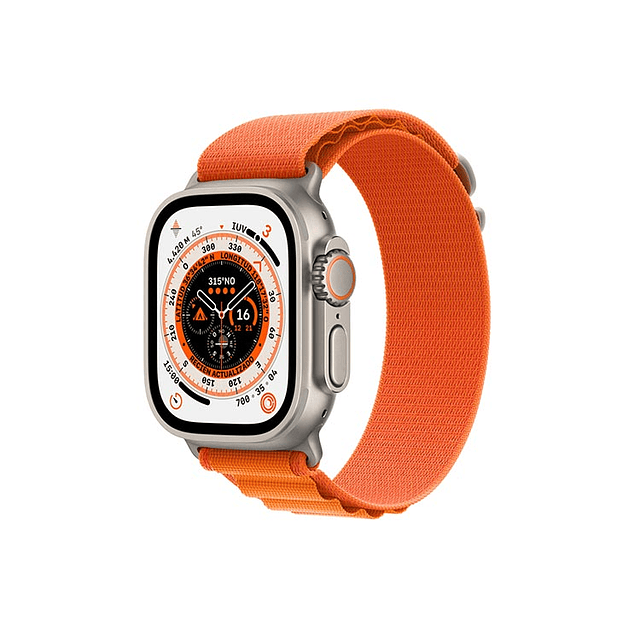 Apple Watch Ultra 49MM GPS+Celular Caja de Titanio Natural Correa Alpine Naranja (TALLA M)