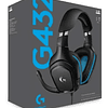 Audifono Gamer Logitech G432 Surround 7.1 Sonido 20hz-20khz