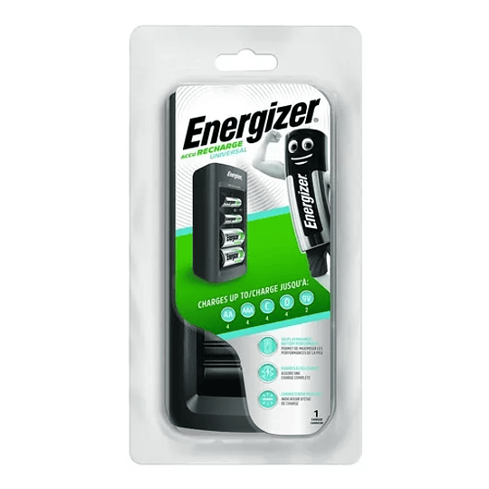 Cargador De Pilas Universal Energizer Aa Aaa C D 9v