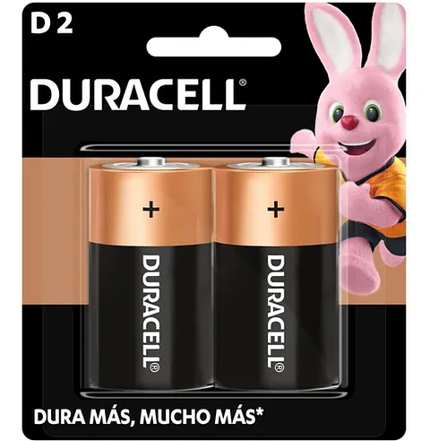 Pila Alcalina Duracell Blíster D 2 Unidades- REMATE