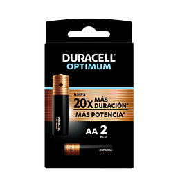 AA 2 Pilas Duracell Optimum