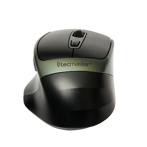 Mouse ergonómico inalámbrico y Bluetooth recargable Tecmaster