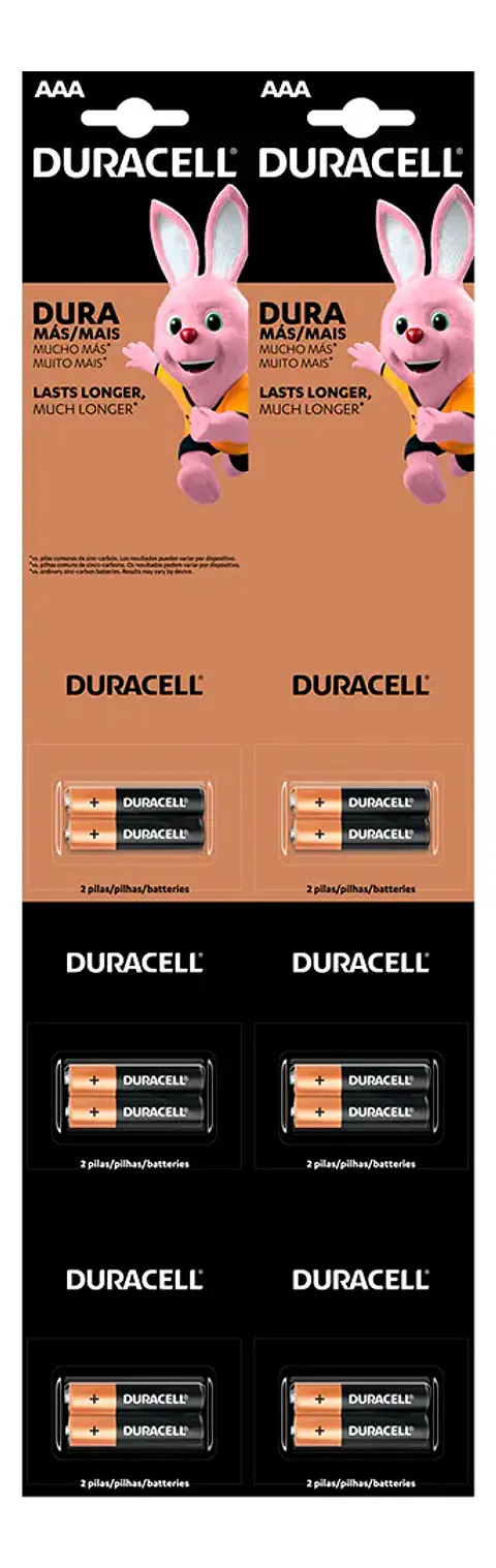 Pilas Duracell Aaa 6x2 Und