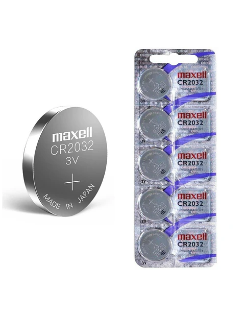 Pack 5 MAXELL CR2032  – Pilas 3V Potencia Extra