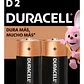 Pila Alcalina Duracell Blíster D 2 Unidades - Miniatura 1