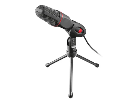 Micrófono Condensador Gamer Trust Gxt 212 Mico Negro