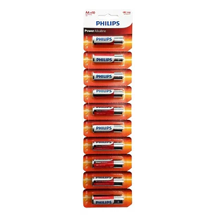 Philips AAx10 unidades alcalina tira