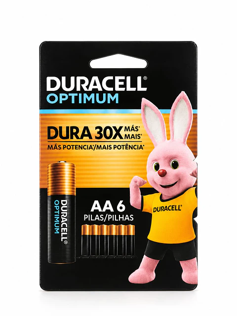 Duracell Optimum AA 6 Pilas 