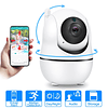 Câmera de Segurança IP HD para Casa WIFI 360°, Câmera CCTV com Áudio Bidirecional e Visão Noturna