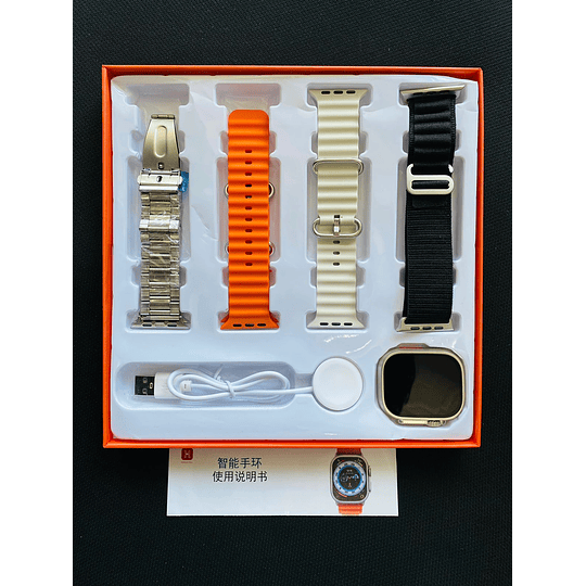  Pack Smartwatch Ultra + 4 Correias 