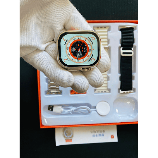  Pack Smartwatch Ultra + 4 Correias 