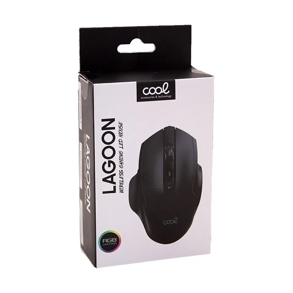 Ratón Wireless + Bluetooth 2 en 1 (Recargable) Gaming Led RGB COOL Lagoon 4