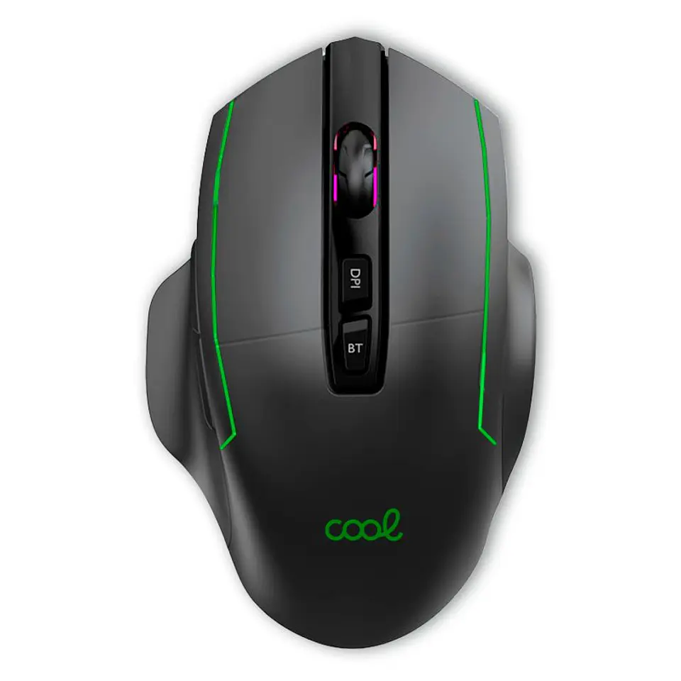 Ratón Wireless + Bluetooth 2 en 1 (Recargable) Gaming Led RGB COOL Lagoon 1