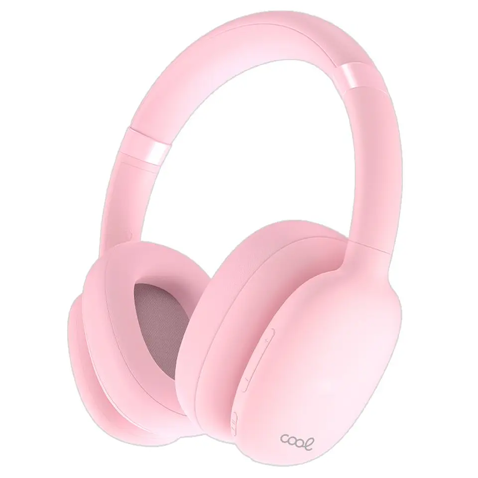 Auriculares Stereo Bluetooth Cascos COOL Roller Rosa 4
