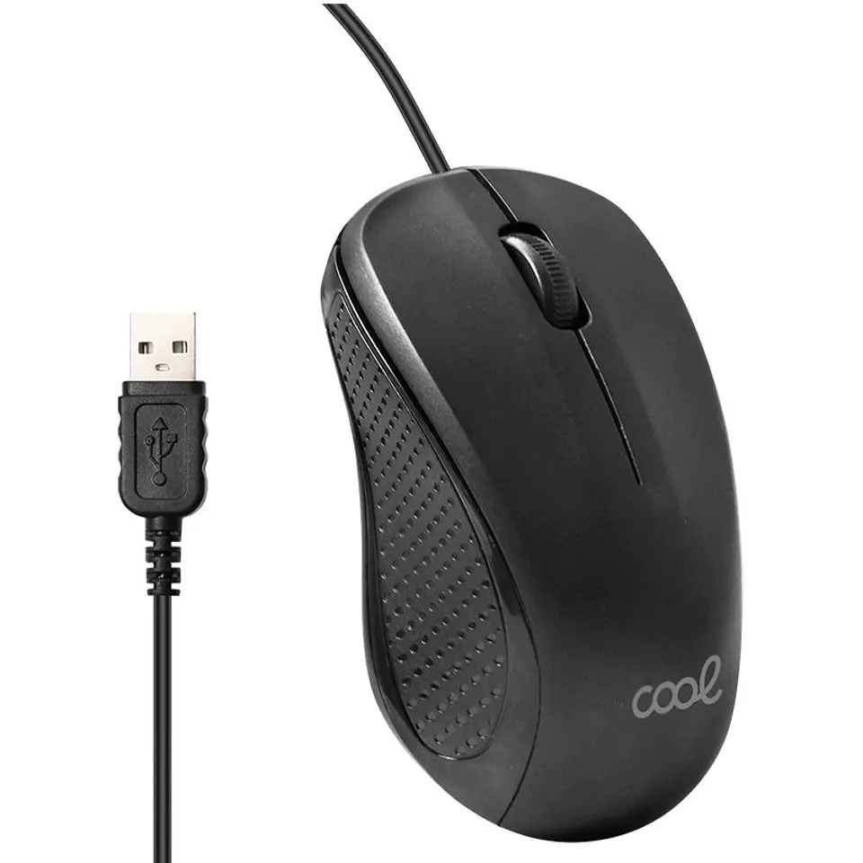 Ratón COOL USB Wired Negro 2