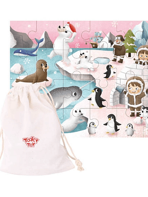 Rompecabezas de Madera de la Exploración al Artico