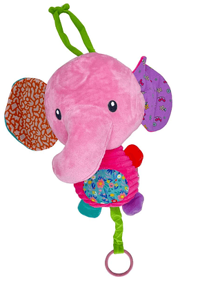 Muñeco de Elefante Rosa Cunero: Un Amigo Suave para Dulces Descubrimientos