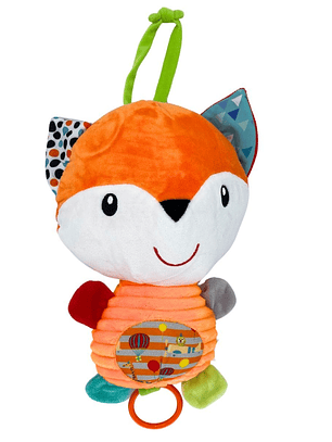 Muñeco de Peluche Zorro para Cuna: Un Compañero de Aventuras Táctiles