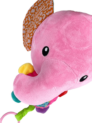 Muñeco de Elefante Rosa Cunero: Un Amigo Suave para Dulces Descubrimientos