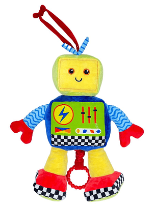 Muñeco de Peluche Robot con Melodía de Cuna