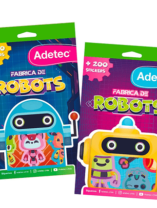 Pack de Stickers Fabrica de Robots