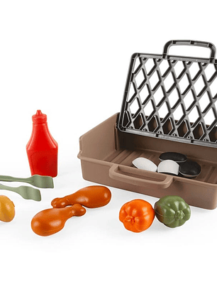 Juguete Parrilla Asado Barbacoa, Bioplástico Sustentable