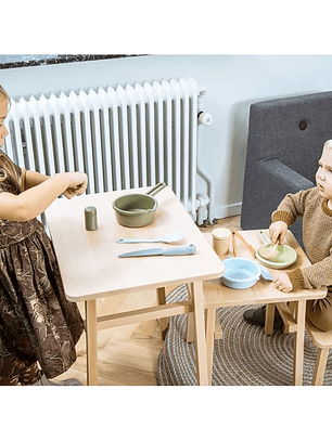 Juego de Cocina 12 pcs. Juguete Bioplástico Sustentable