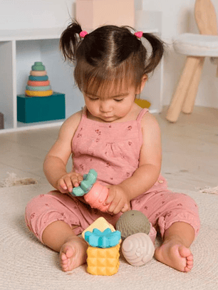 JUEGO SENSORIAL DE FRUTAS Y VERDURAS. BABY TO LOVE