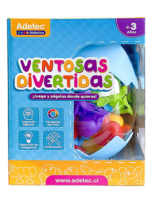 Figuras con Ventosas Entretenidas para pegar y construir