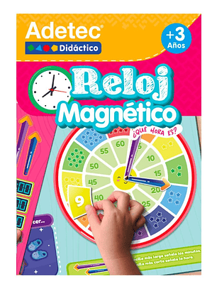 Juego Láminas Magnéticas, Reloj Interactivo